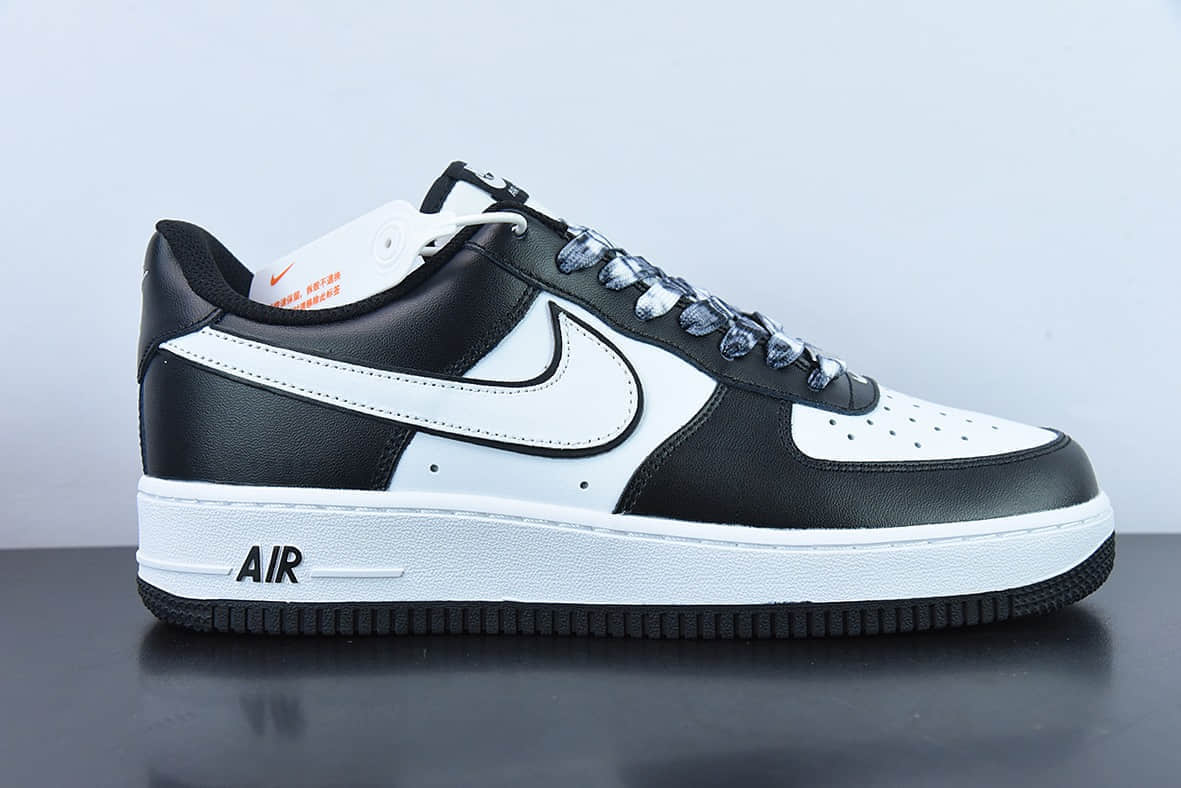 耐克Nike Air Force 1 Low Panda 新黑白熊猫空军一号低帮休闲板鞋纯原版本 货号：DV0788-001