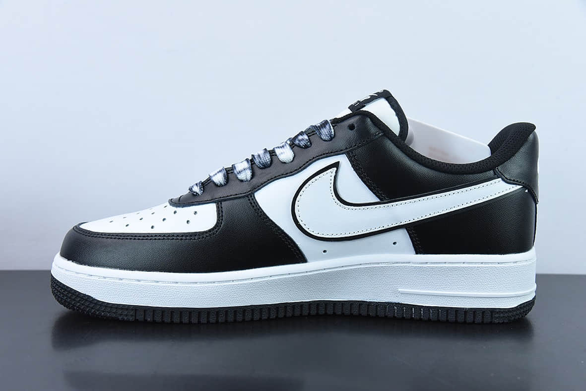 耐克Nike Air Force 1 Low Panda 新黑白熊猫空军一号低帮休闲板鞋纯原版本 货号：DV0788-001