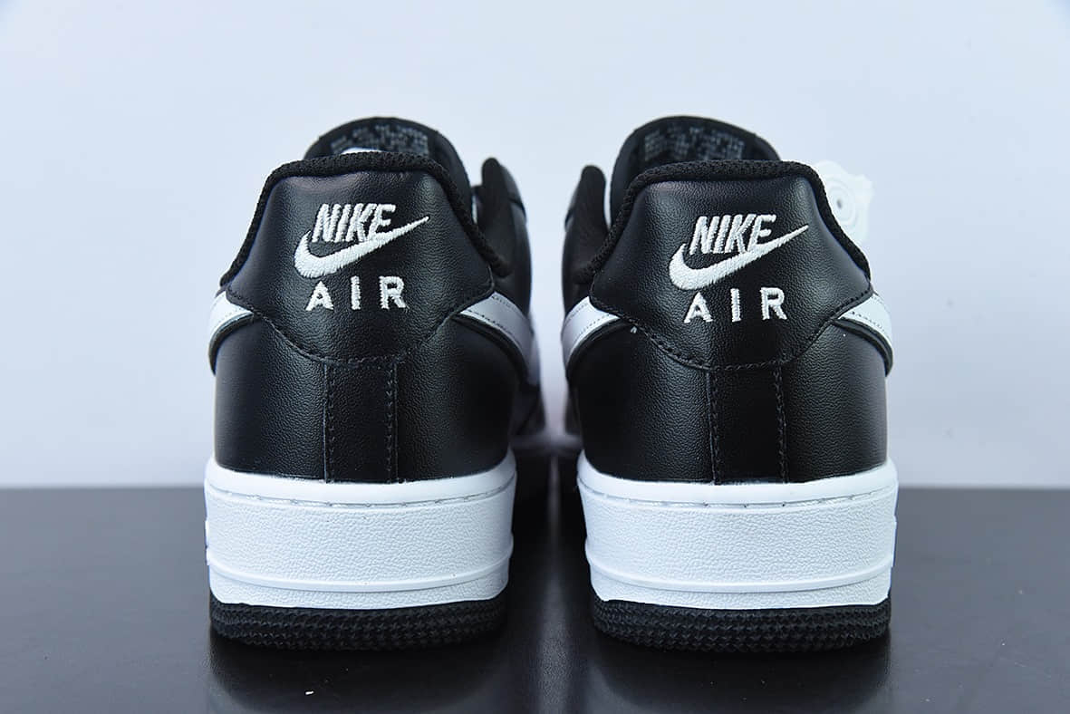 耐克Nike Air Force 1 Low Panda 新黑白熊猫空军一号低帮休闲板鞋纯原版本 货号：DV0788-001