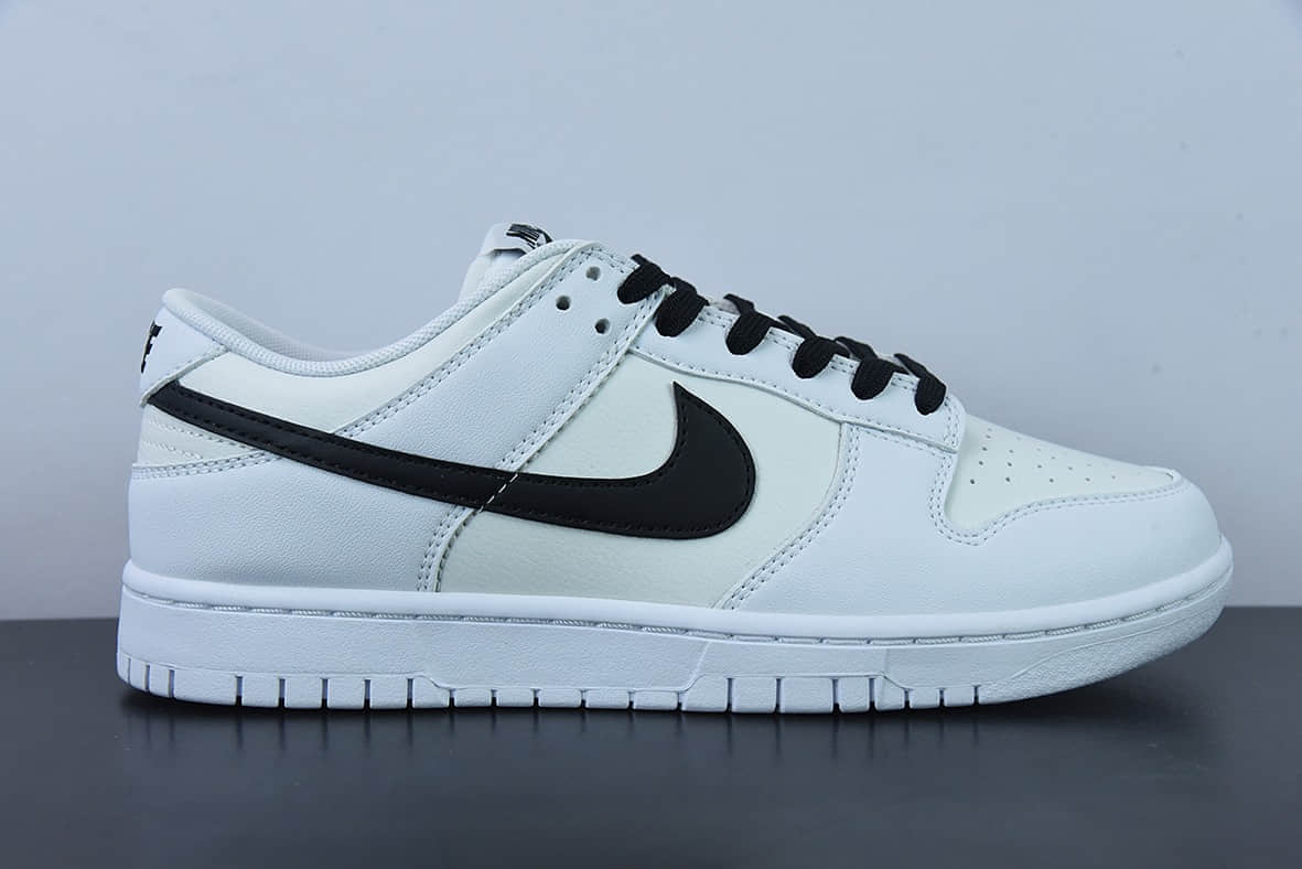 耐克Nike SB Dunk Low Dark Driftwood 白黑配色 SB低帮运动休闲板鞋纯原版本 货号：DJ6188-101