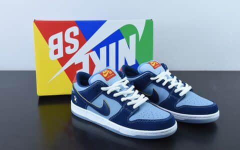 耐克Nike Why So Sad x Nike Dunk Low蓝色鸽子联名款低帮休闲板鞋纯原版本 货号：DX5549-400