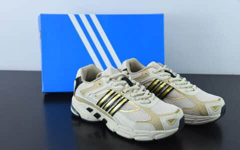 阿迪达斯Adidas Originals Response CLClear BrownGoldBlack沙棕黑金响应CL系列老爹风复古透气缓震休闲运动慢跑鞋纯原版本 货号：FX6167