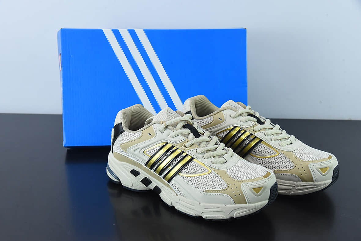 阿迪达斯Adidas Originals Response CLClear BrownGoldBlack沙棕黑金响应CL系列老爹风复古透气缓震休闲运动慢跑鞋纯原版本 货号：FX6167