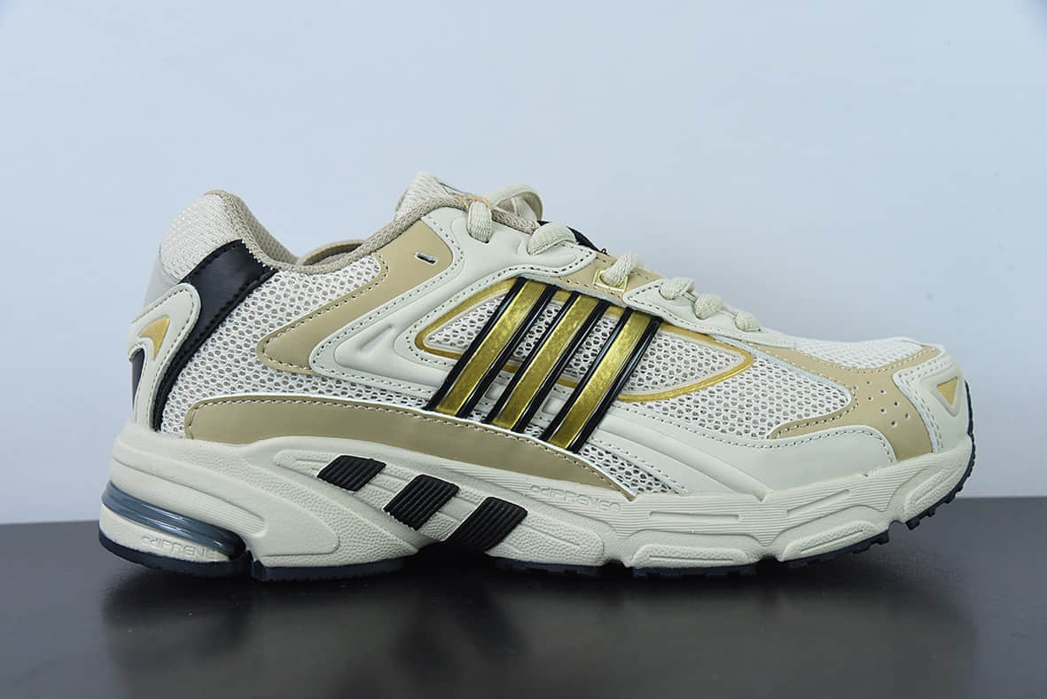 阿迪达斯Adidas Originals Response CLClear BrownGoldBlack沙棕黑金响应CL系列老爹风复古透气缓震休闲运动慢跑鞋纯原版本 货号：FX6167