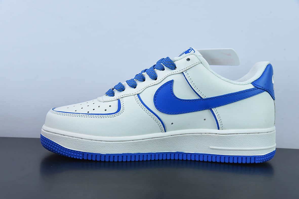 耐克Nike MLB x Air Force 1 ’07 北卡蓝NY联名空军一号低帮百搭休闲运动板鞋纯原版本 货号：BS8806-522