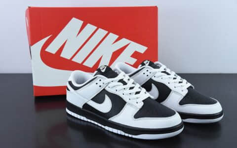 耐克Nike SB Dunk LowReverse Panda白黑翻转熊猫扣篮系列低帮休闲运动滑板板鞋纯原版本 货号：FD9064-011