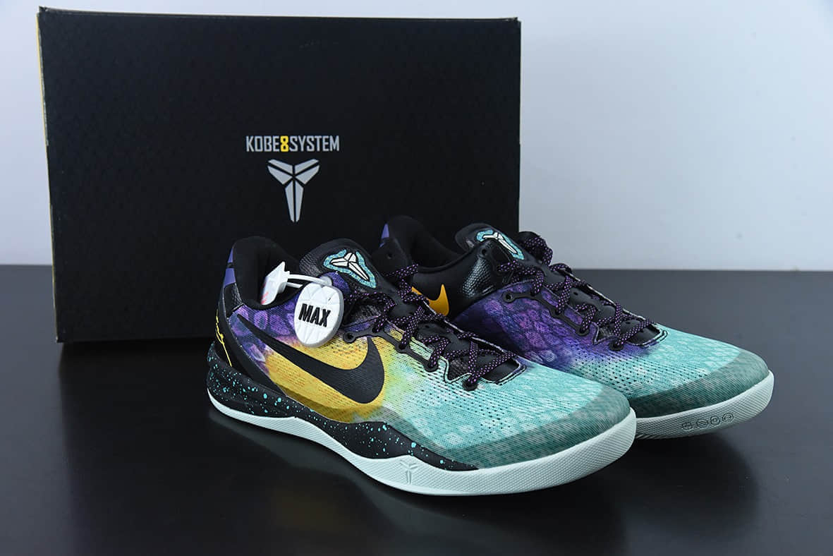 科比Kobe Nk Kobe 8 SYSTEM 科比8代复活节彩蛋男子实战篮球鞋纯原版本 货号：555035-302