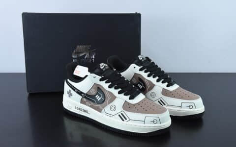 耐克Nike Air Force 1 Low 07 黑咖游戏限定空军一号低帮板鞋纯原版本 货号：CW2288-222