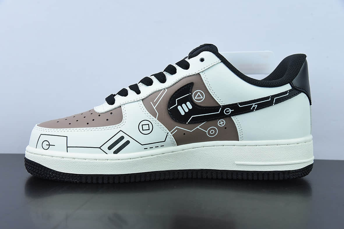 耐克Nike Air Force 1 Low 07 黑咖游戏限定空军一号低帮板鞋纯原版本 货号：CW2288-222