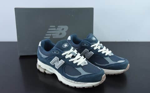 新百伦New Balance ML2002 系列深蓝复古老爹风男女休闲鞋情侣百搭慢跑鞋纯原版本 货号：M2002RHC