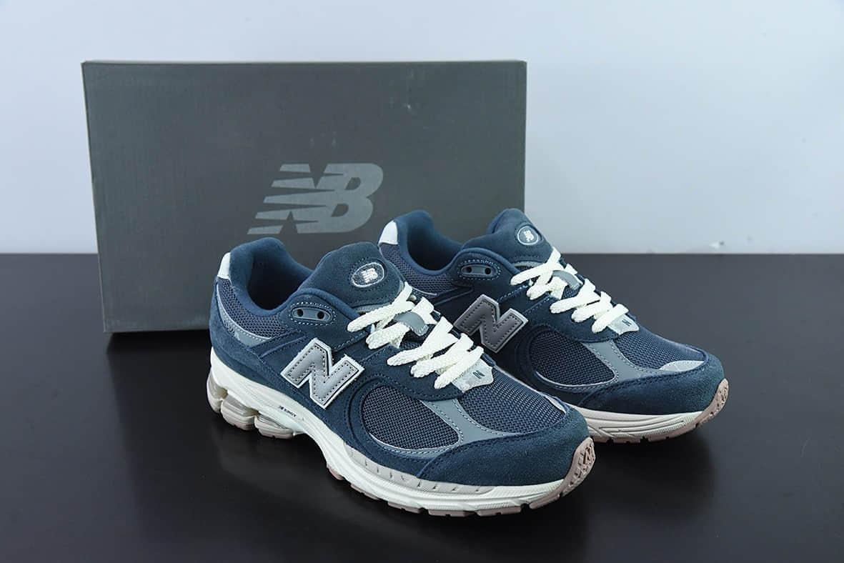 新百伦New Balance ML2002 系列深蓝复古老爹风男女休闲鞋情侣百搭慢跑鞋纯原版本 货号：M2002RHC