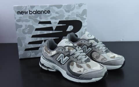 新百伦New Balance ML2002 系列迷彩灰复古老爹风男女休闲鞋情侣百搭慢跑鞋纯原版本 货号：M2002RBG