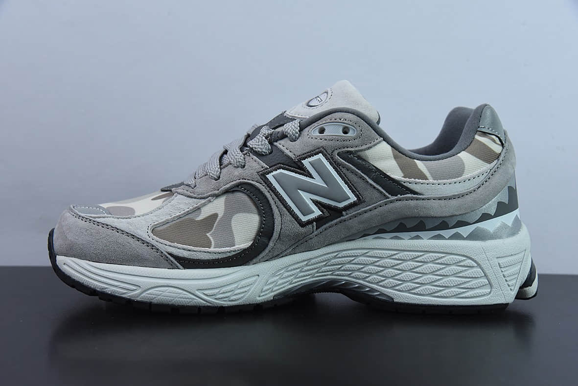 新百伦New Balance ML2002 系列迷彩灰复古老爹风男女休闲鞋情侣百搭慢跑鞋纯原版本 货号：M2002RBG