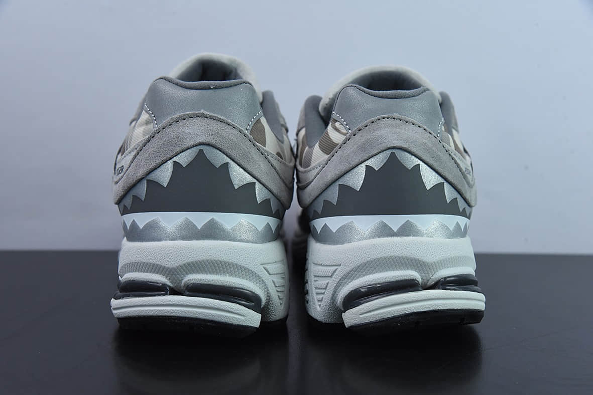 新百伦New Balance ML2002 系列迷彩灰复古老爹风男女休闲鞋情侣百搭慢跑鞋纯原版本 货号：M2002RBG