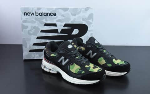 新百伦New Balance ML2002 系列迷彩黑复古老爹风男女休闲鞋情侣百搭慢跑鞋纯原版本 货号：M2002RBF