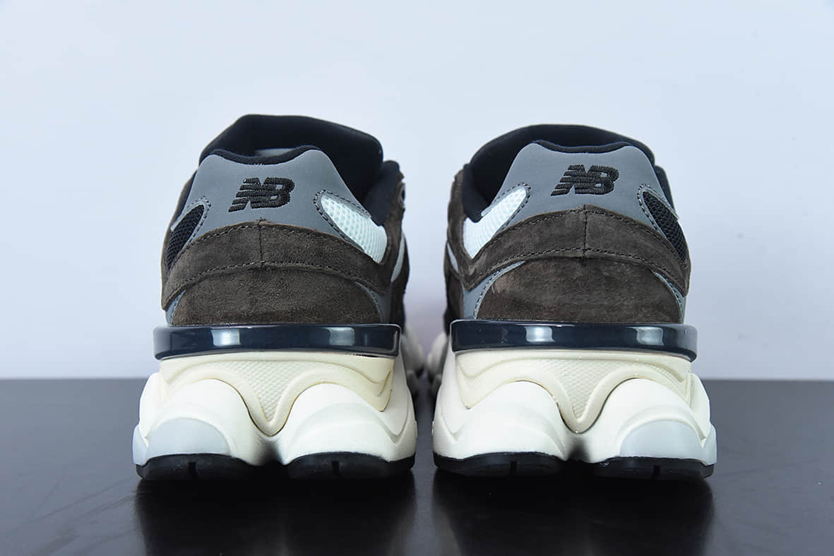 新百伦New Balance Joe Freshgoods x New Balance NB9060联名款黑灰深棕复古休闲运动慢跑鞋纯原版本 货号：U9060BRN