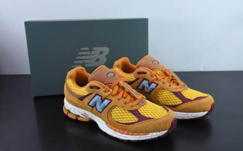 新百伦New Balance ML2002 系列桔色复古老爹风男女休闲鞋情侣百搭慢跑鞋纯原版本 货号：ML2002R1