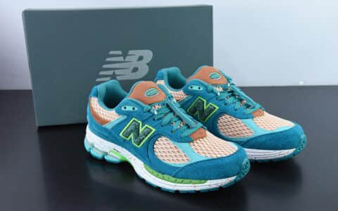 新百伦New Balance ML2002 系列蓝绿橙复古老爹风男女休闲鞋情侣百搭慢跑鞋纯原版本 货号：ML2002RJ