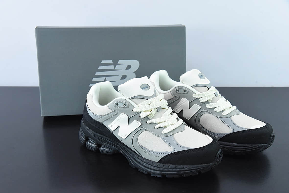 新百伦New Balance ML2002 系列黑白灰复古老爹风男女休闲鞋情侣百搭慢跑鞋纯原版本 货号：ML2002RBA