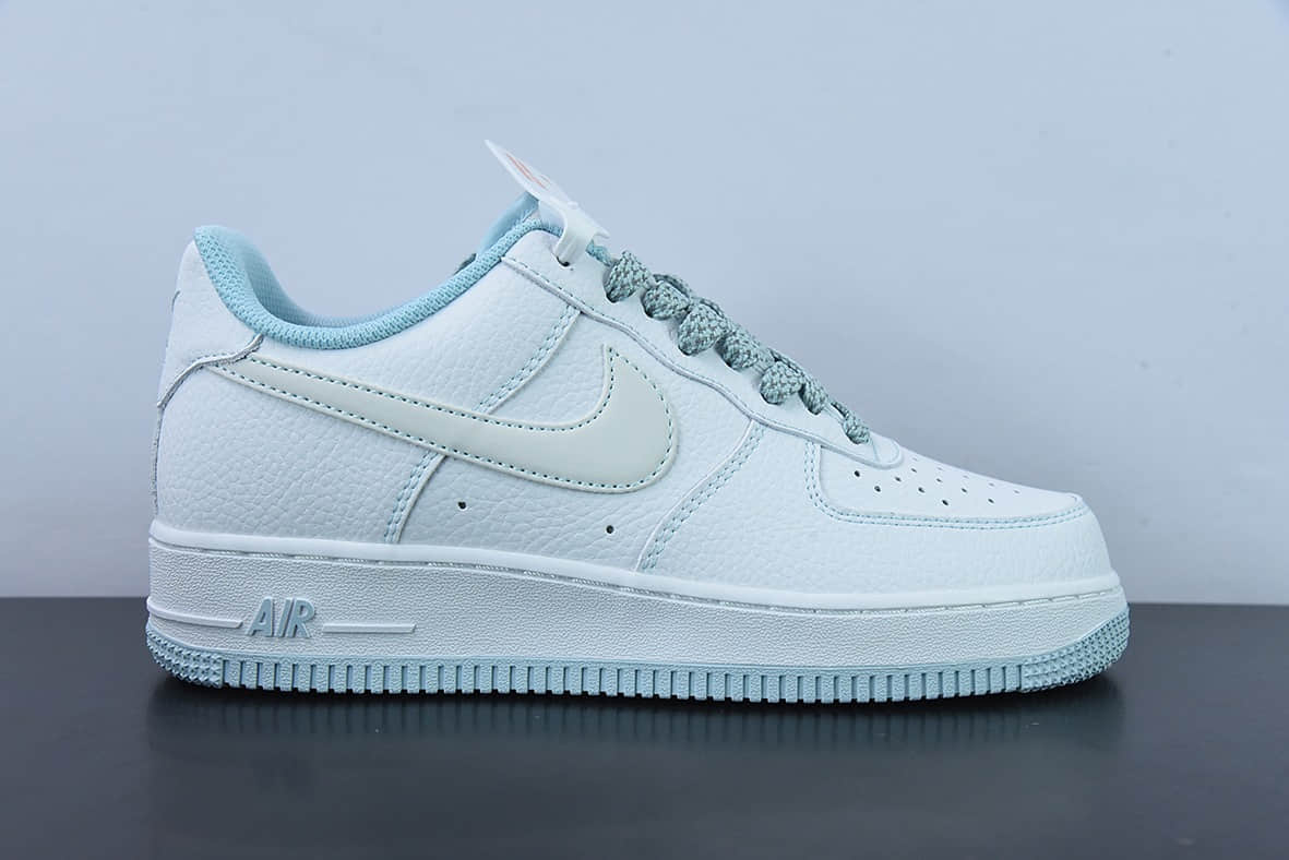 耐克Nike Air Force 1'07 Low 白天蓝配色空军一号马克线满天星低帮休闲板鞋纯原版本 货号：UO6369-568