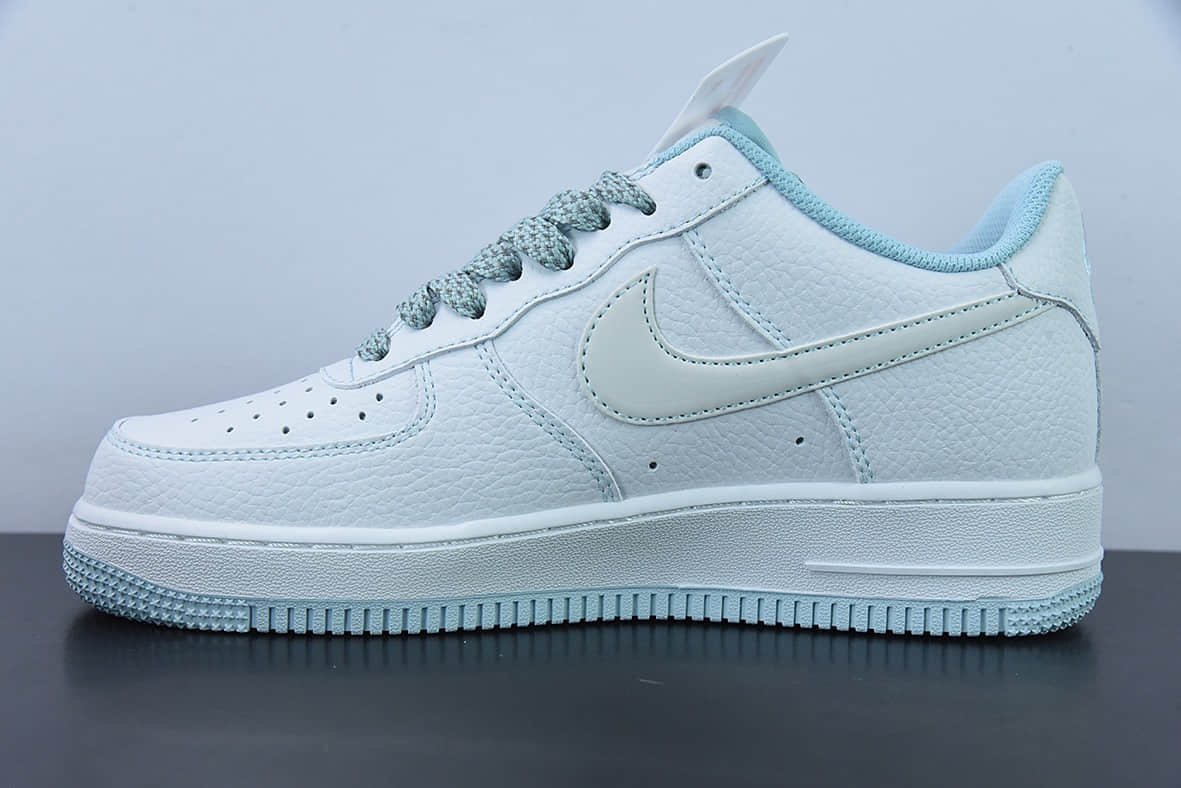 耐克Nike Air Force 1'07 Low 白天蓝配色空军一号马克线满天星低帮休闲板鞋纯原版本 货号：UO6369-568