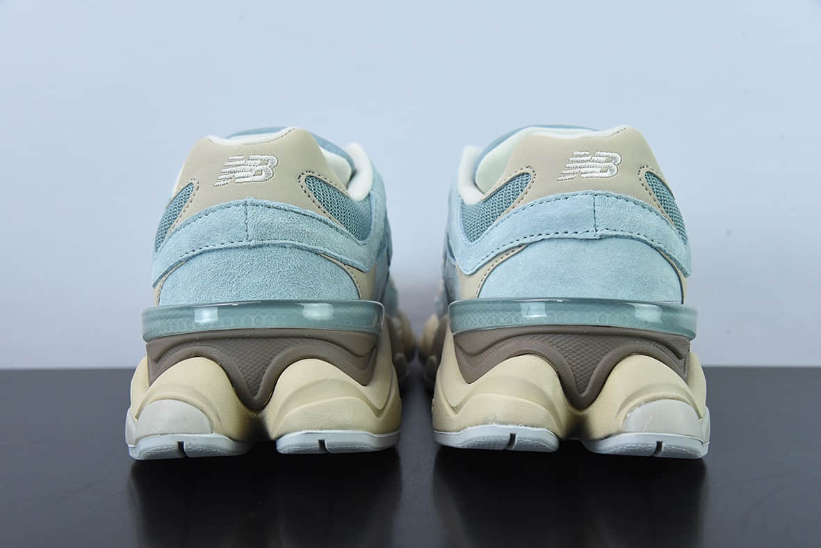新百伦New Balance 9060Pastel Turquoies系列崧蓝绿松石米棕复古百搭老爹风休闲运动跑步鞋纯原版本 货号：U9060FNB