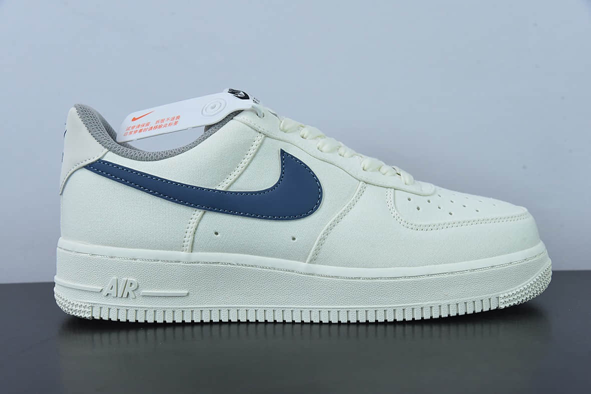 耐克Nike Air Force 1 海蓝色空军一号低帮休闲板鞋纯原版本 货号：DG2296-009