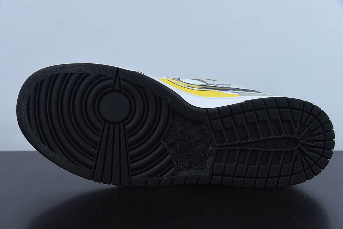 耐克Nike Dunk Low SB 白灰黑缝合怪低帮滑板鞋纯原版本 货号：DX6058-101