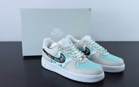 耐克Nike Air Force 1 Low ’07 未来科技灰蓝空军一号低帮休闲板鞋纯原版本 货号：CW2288-111