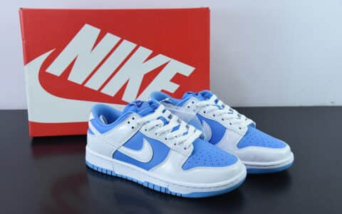 耐克Nike SB Dunk Low Reverse UNC 反转北卡蓝 SB低帮运动休闲板鞋纯原版本 货号：DJ9955-101