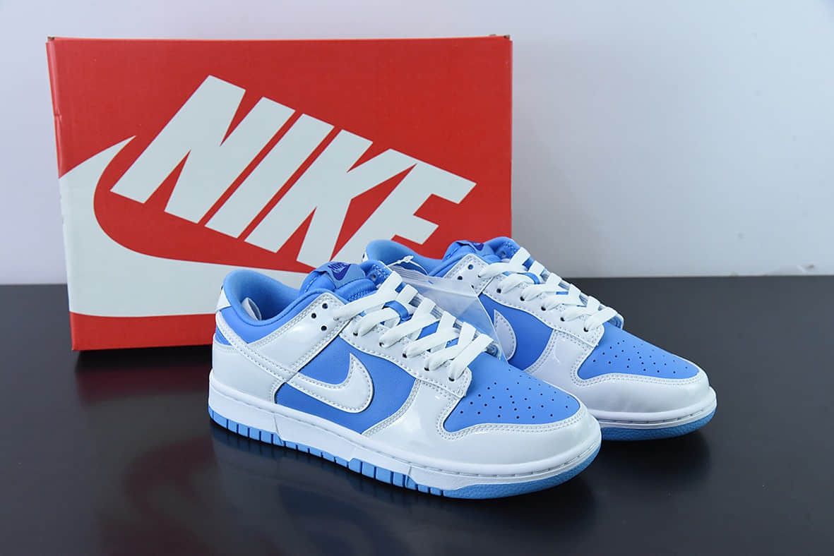 耐克Nike SB Dunk Low Reverse UNC 反转北卡蓝 SB低帮运动休闲板鞋纯原版本 货号：DJ9955-101