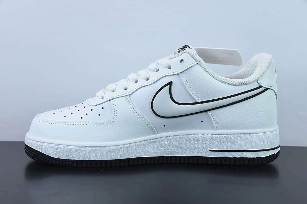 耐克Nike Air Force 1 Low 白黑高达空军一号低帮百搭休闲运动板鞋纯原版本 货号：KK1256-657