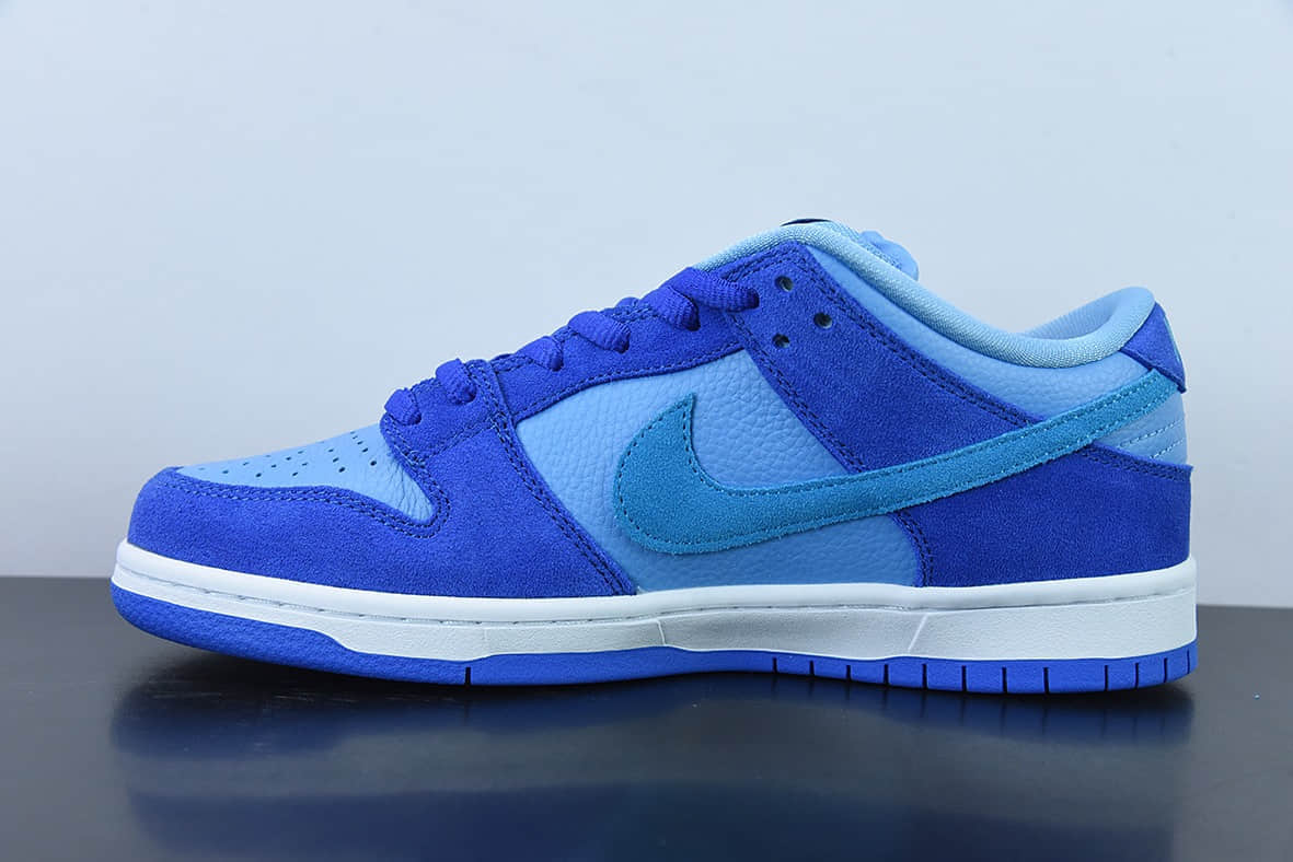 耐克Nike SB Dunk Low  Blue Raspberry  蓝树莓SB低帮运动休闲板鞋纯原版本 货号：DM0807-400