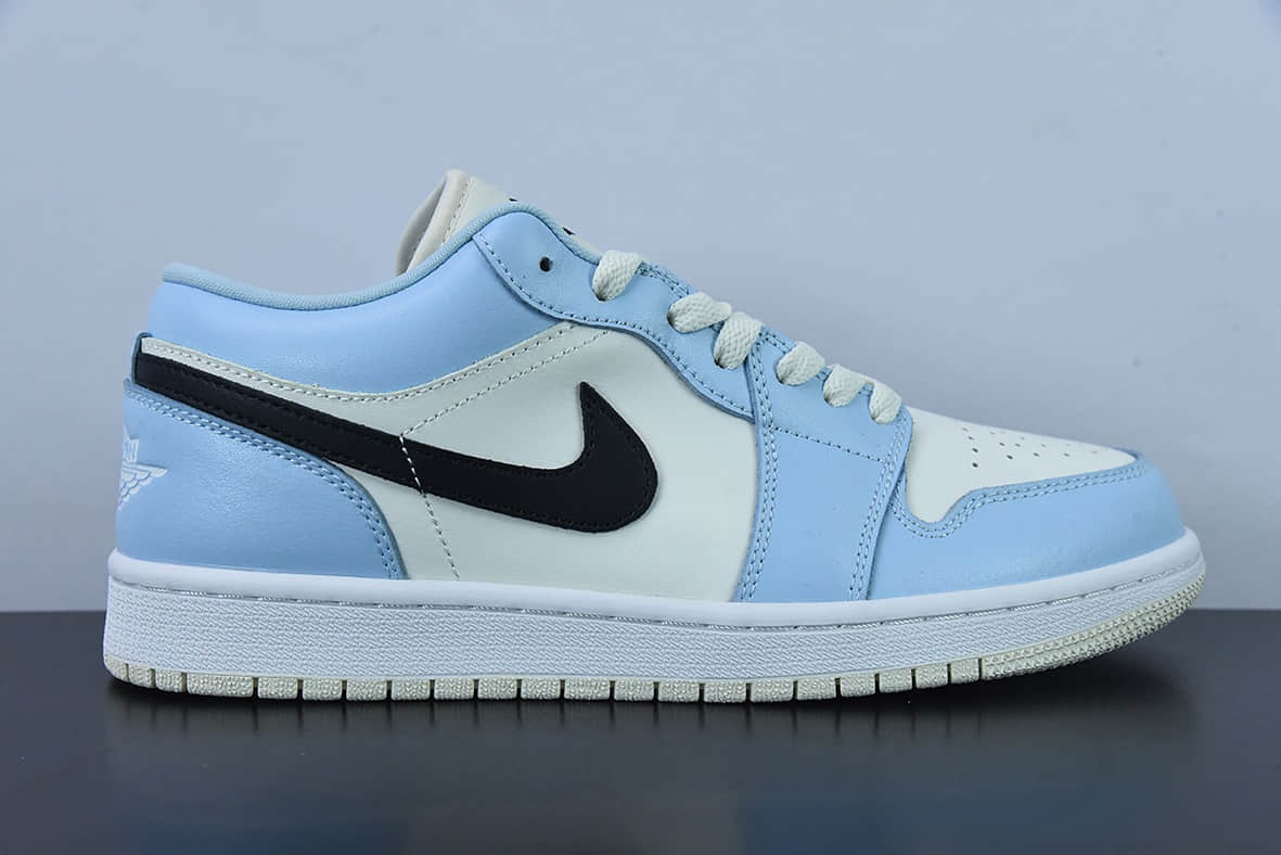 乔丹Air Jordan 1 Low AJ1 乔1天蓝色运动文化篮球鞋纯原版本 货号：554723-401