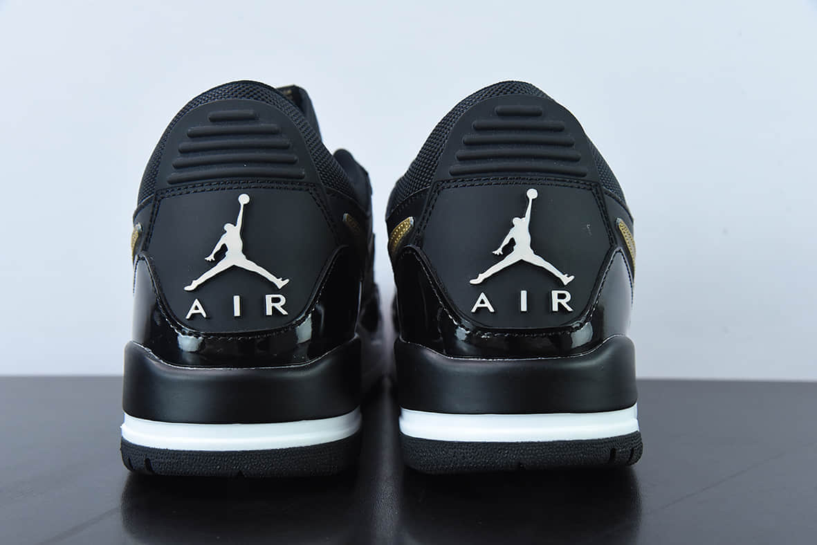 乔丹Air Jordan Legacy AJ312 漆皮黑金魔术贴三合一板鞋纯原版本 货号：CD7069-071