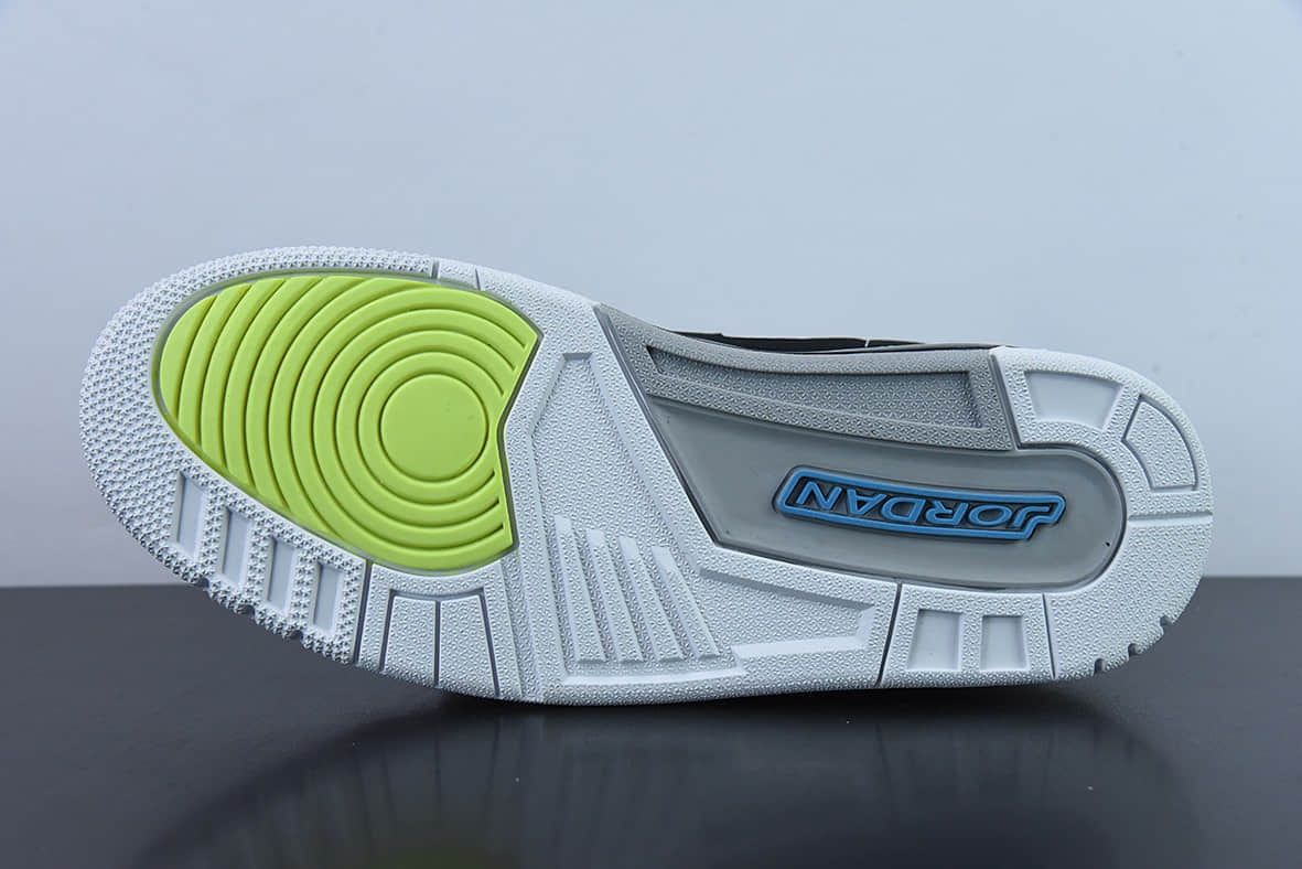 乔丹Air Jordan Legacy AJ312三合一白黑荧光绿高帮篮球鞋纯原版本 货号：AQ4160-107
