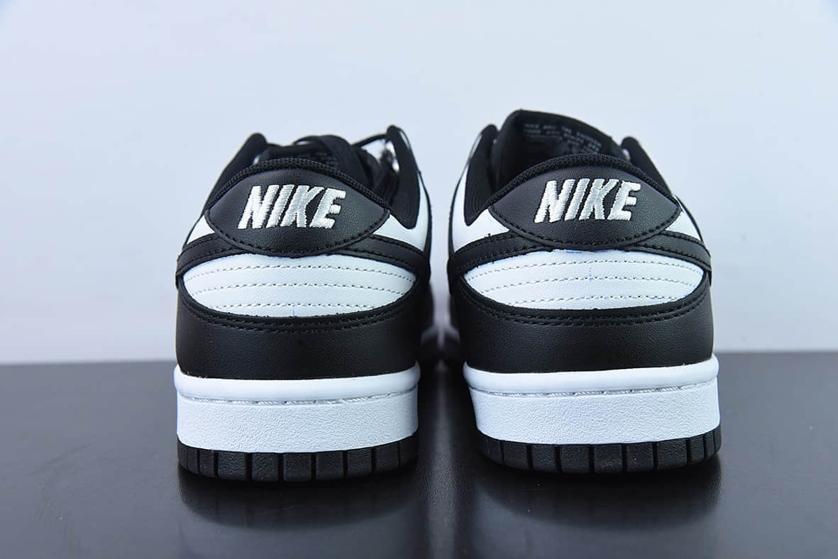 耐克Nike SB Dunk Low 黑白熊猫涂鸦低帮休闲滑板鞋纯原版本 货号：DD1391-100