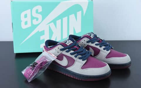 耐克Nike Dunk Low 波尔多酒红SB低帮休闲滑板鞋纯原版本 货号：BQ6817-001