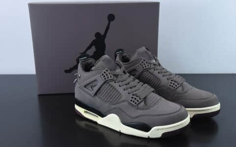 乔丹Air Jordan 4 Retro SPViolet OreAJ4代酒红暗紫矿石黄中帮复古休闲运动文化篮球鞋纯原版本货号： DV6773-220