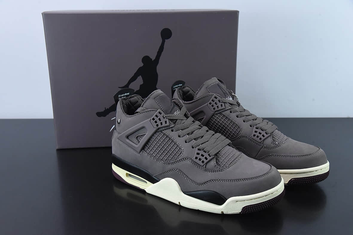 乔丹Air Jordan 4 Retro SPViolet OreAJ4代酒红暗紫矿石黄中帮复古休闲运动文化篮球鞋纯原版本货号： DV6773-220