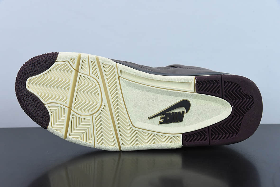 乔丹Air Jordan 4 Retro SPViolet OreAJ4代酒红暗紫矿石黄中帮复古休闲运动文化篮球鞋纯原版本货号： DV6773-220