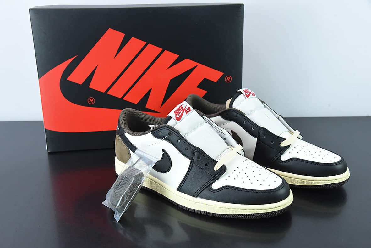 乔丹Air Jordan 1 Low Dark Mocha 小TS摩卡低帮休闲板鞋纯原版本 货号：CQ4277-105