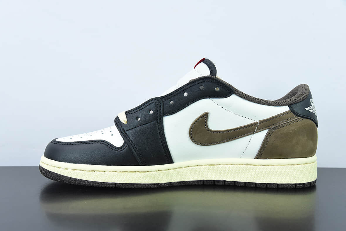 乔丹Air Jordan 1 Low Dark Mocha 小TS摩卡低帮休闲板鞋纯原版本 货号：CQ4277-105