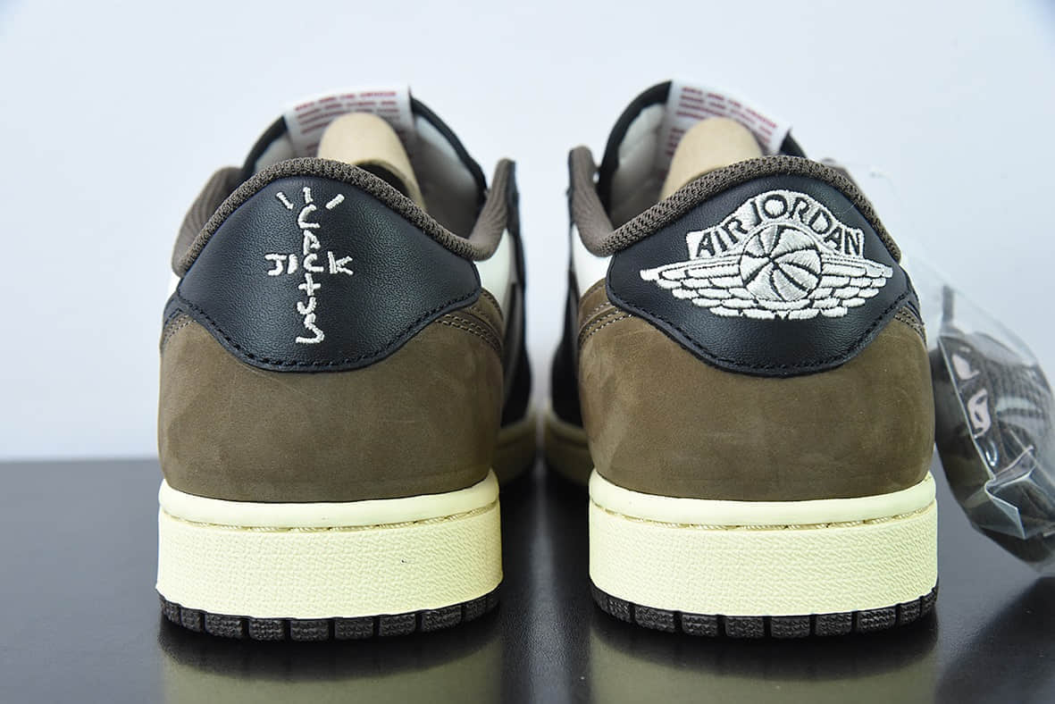 乔丹Air Jordan 1 Low Dark Mocha 小TS摩卡低帮休闲板鞋纯原版本 货号：CQ4277-105