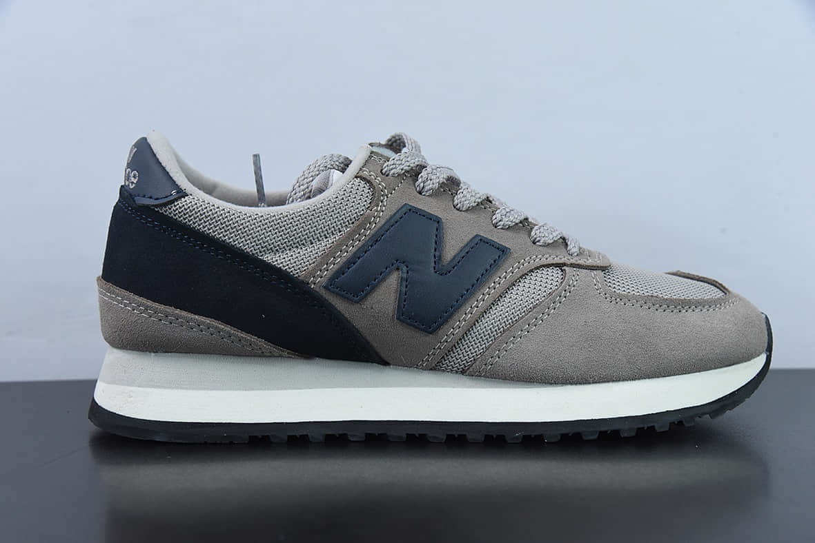 新百伦New Balance MADE UK 730系列深灰海军蓝低帮复古休闲运动慢跑鞋纯原版本 货号： M730GGN