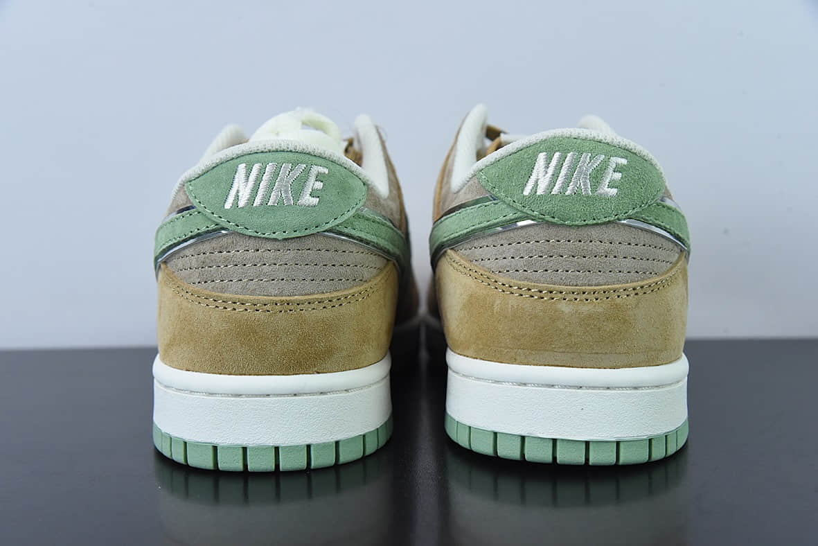 耐克Nike Otomo Katsuhiro x Nike SB Dunk Low Steamboy OST大友克洋联名款麂皮绿棕低帮运动休闲板鞋纯原版本 货号：ST1391-202