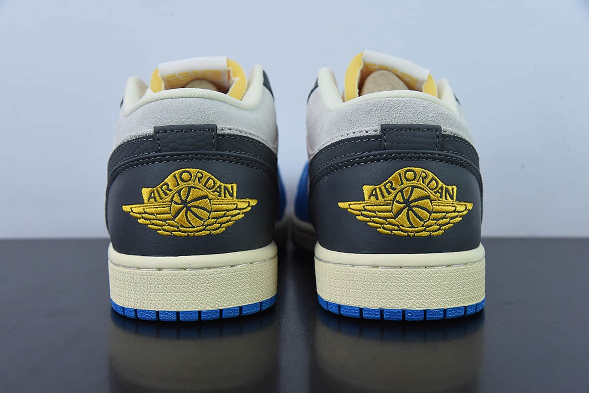 乔丹Air Jordan Retro 1 LowUNC GreyAJ1“北卡蓝灰低帮篮球鞋纯原版本 货号：DZ5376-469