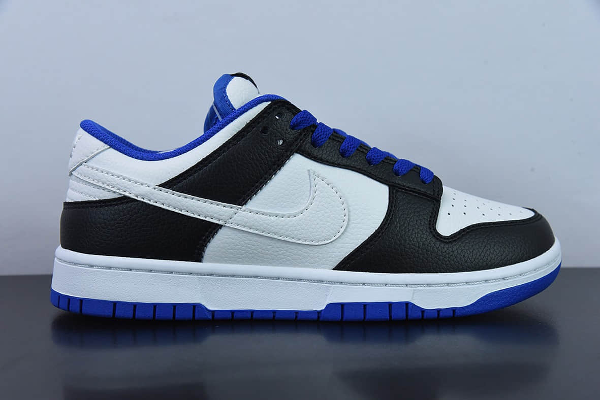 耐克Nike Dunk Low 黑白蓝SB扣碎篮板时尚休闲板鞋纯原版本 货号：FD9064-110