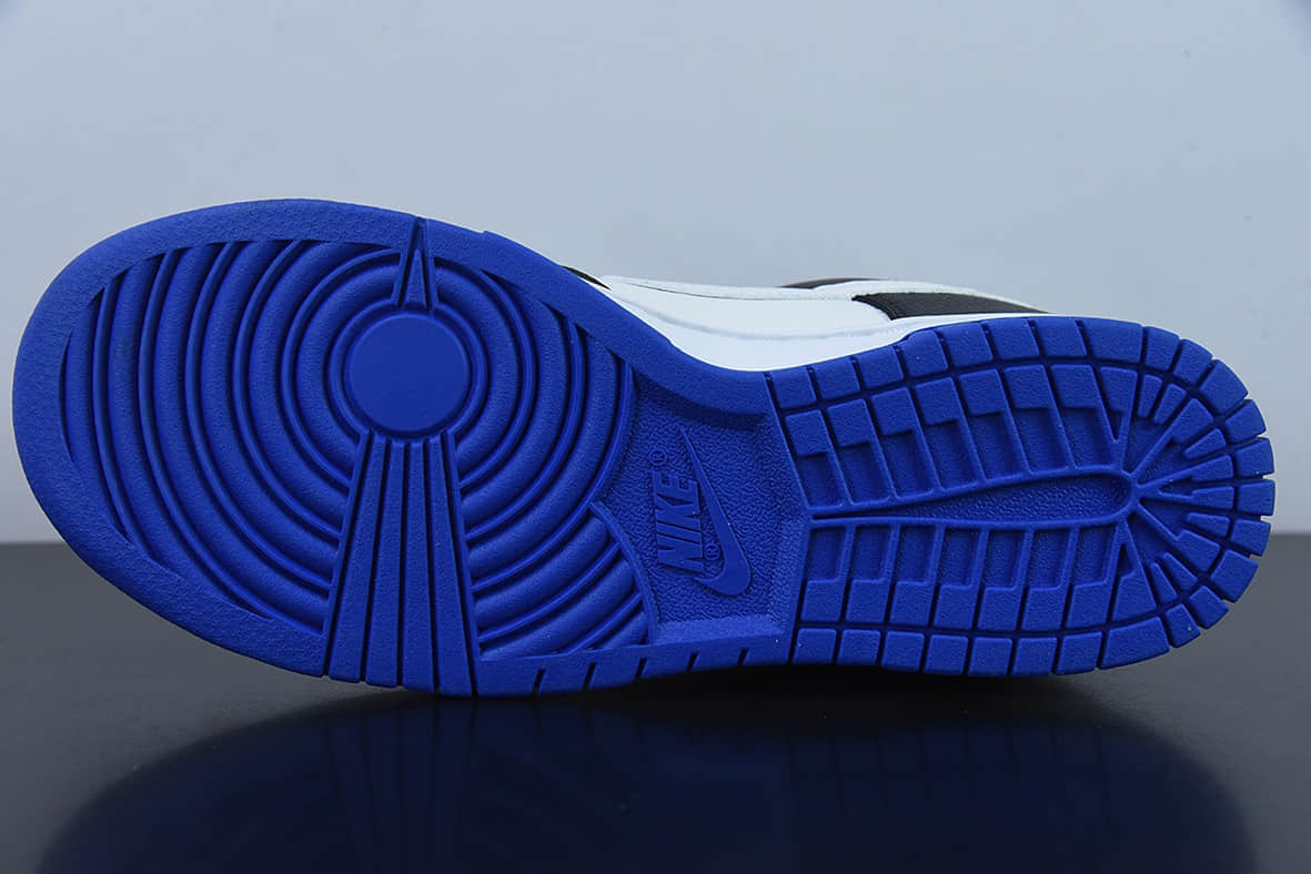 耐克Nike Dunk Low 黑白蓝SB扣碎篮板时尚休闲板鞋纯原版本 货号：FD9064-110