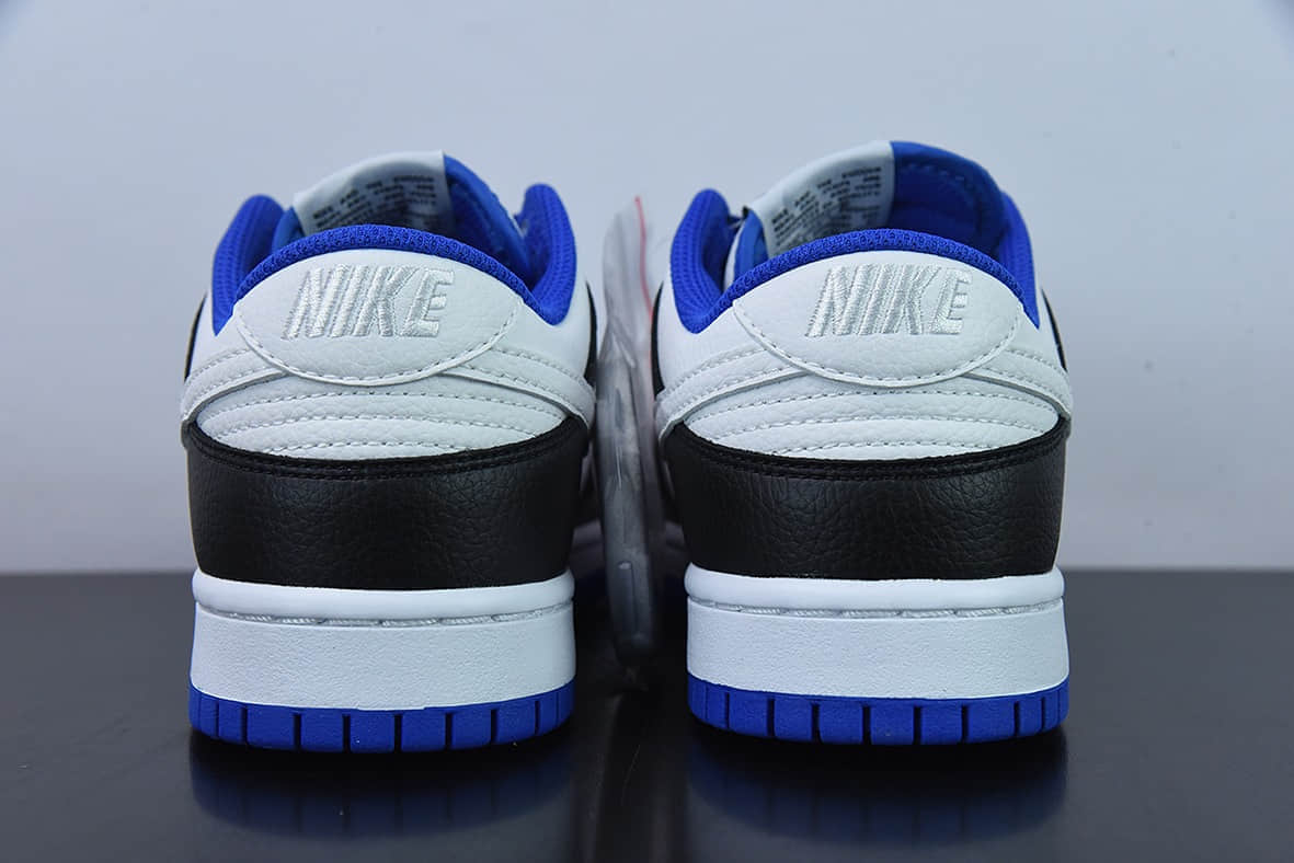 耐克Nike Dunk Low 黑白蓝SB扣碎篮板时尚休闲板鞋纯原版本 货号：FD9064-110